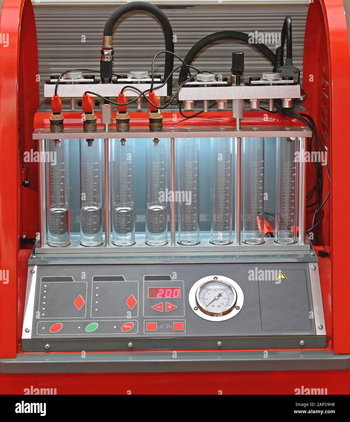 Fuel injector Cleaner and Tester Machine Stock Photo Alamy