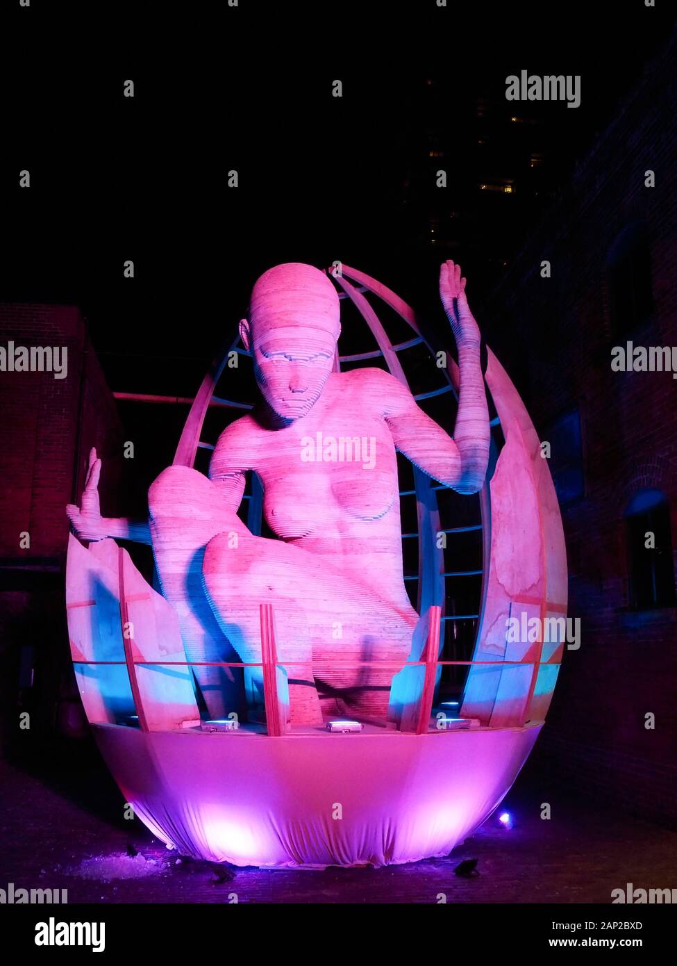 Toronto Light Fest 2020 Stock Photo