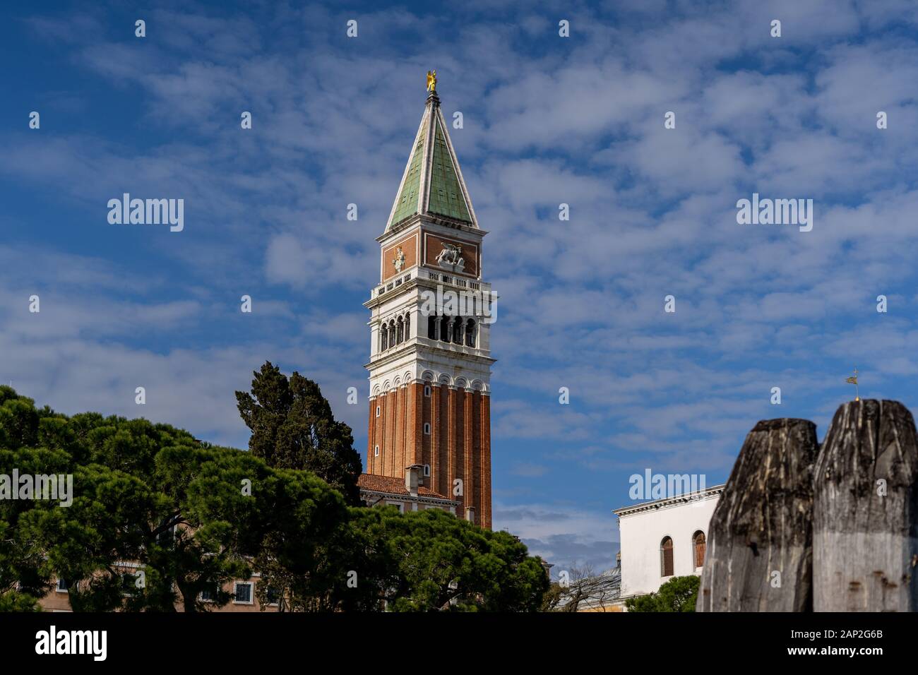 Venice San Marco clock tower Stock Photo Alamy