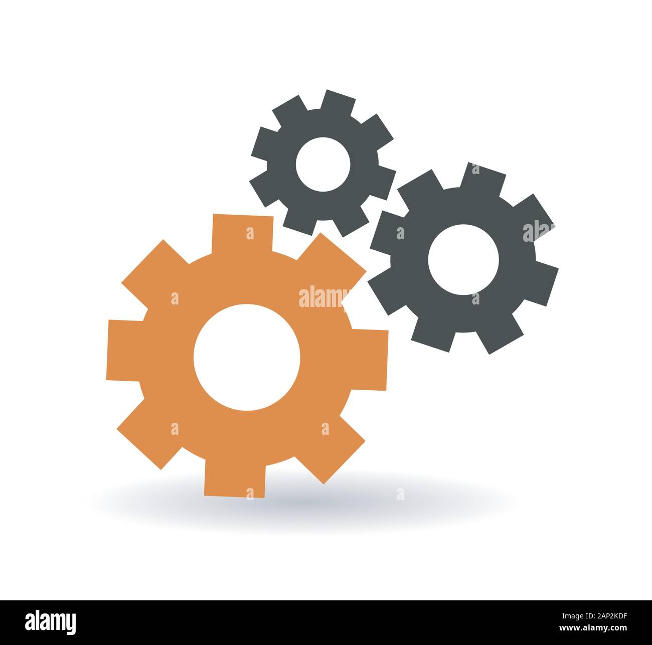 gears icon vector illustration Stock Vector Image & Art - Alamy