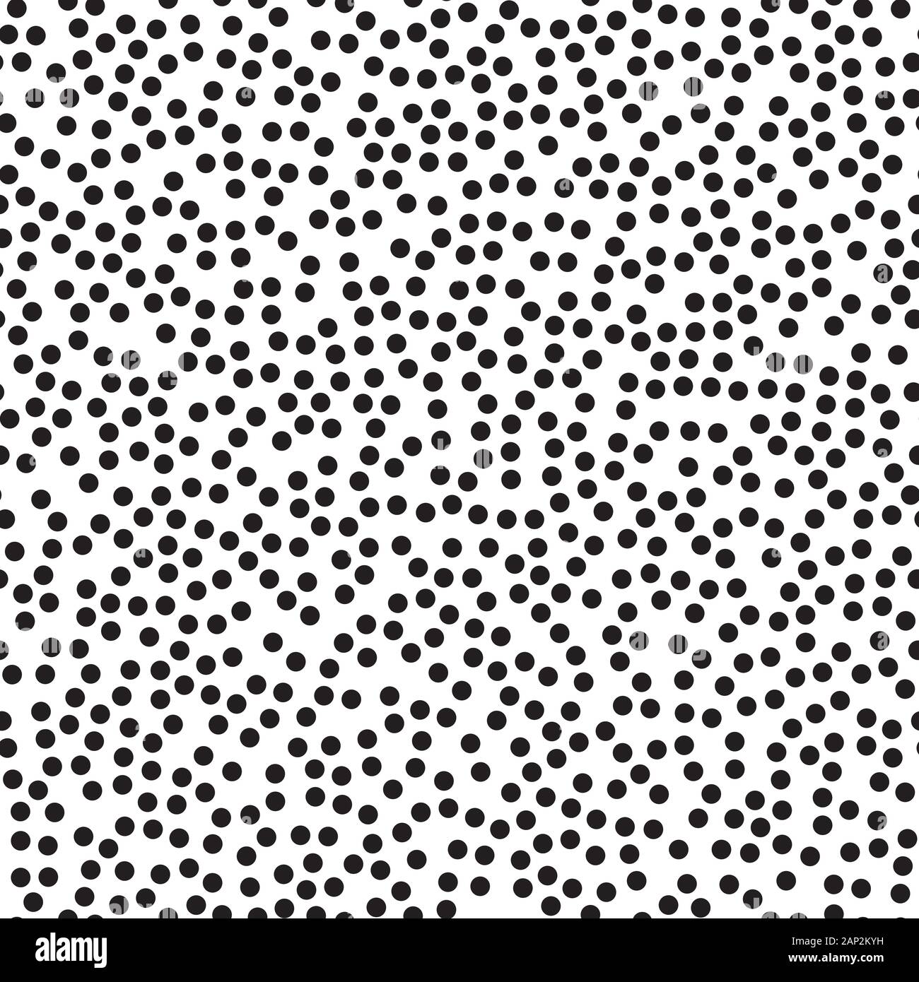 Abstract seamless pattern with dots on white background. Simple abstract pattern background for interrior, textile design, paper craft. Circled Stock Vector
