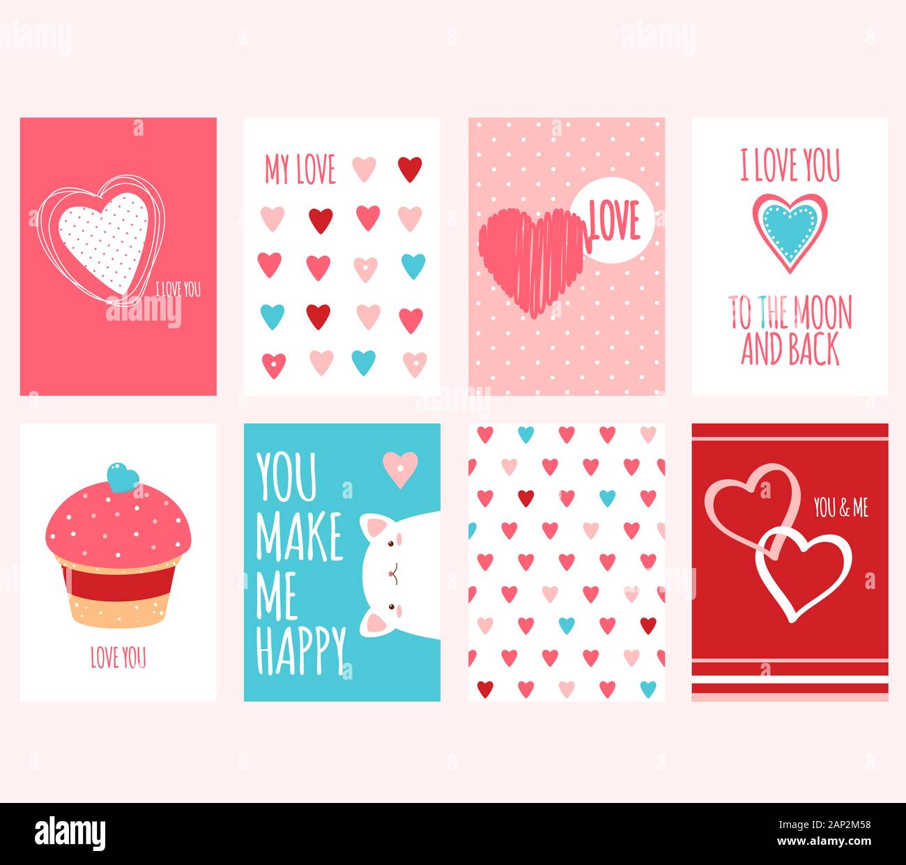 Be My Valentine Set Of Valentine S Day Banner Background Flyer
