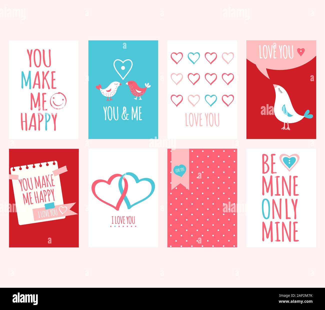 Be My Valentine Set Of Valentine S Day Banner Background Flyer