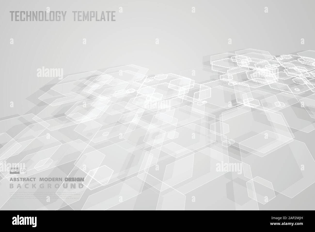 Abstract hexagonal pattern design of futuristic design decorative ...