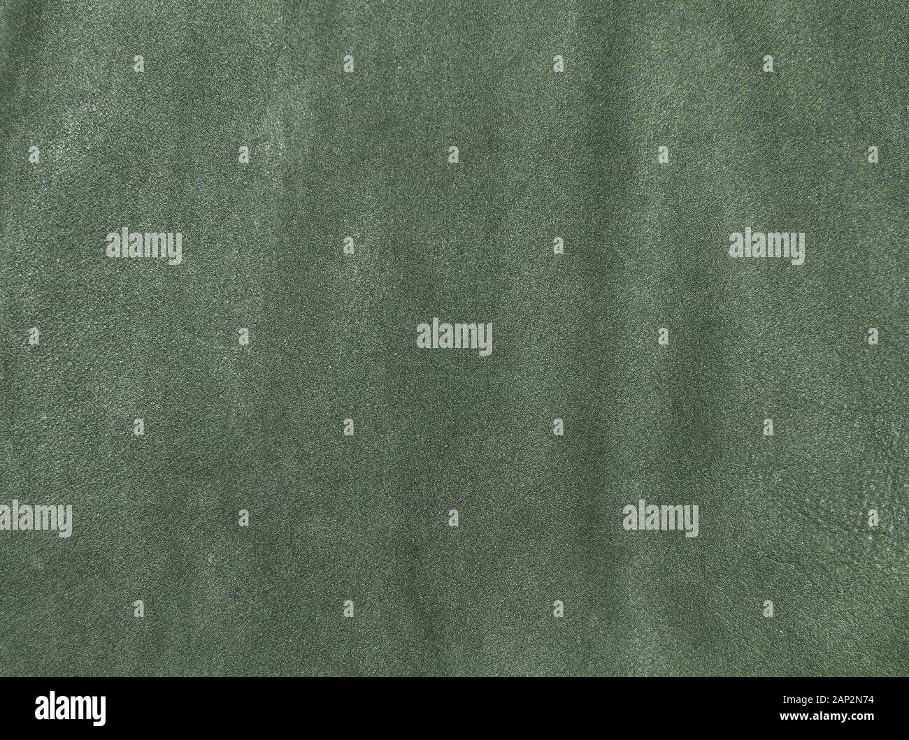 Green suede leather Stock Photo