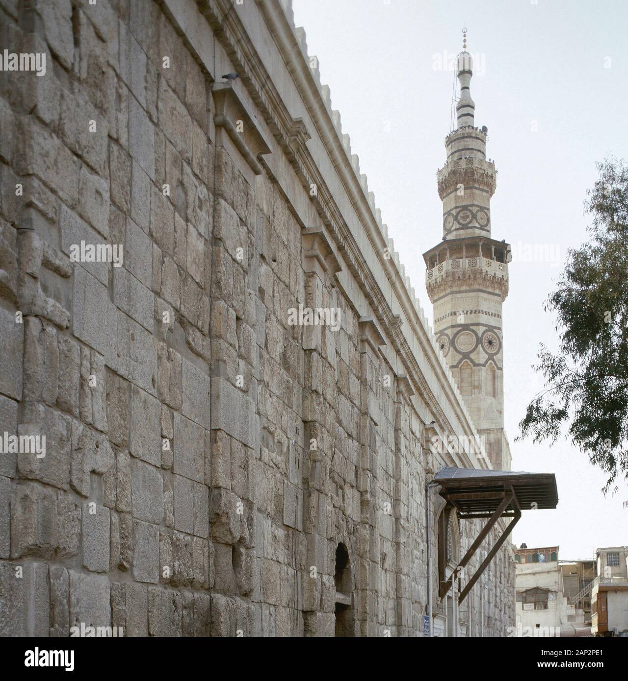 Syria. Umayyad Mosque or Great Mosque of Damascus. Architectural detail