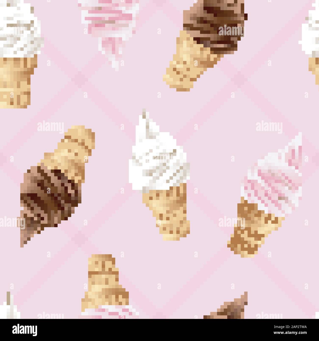 Ice cream cone background Stock Vector Image & Art - Alamy