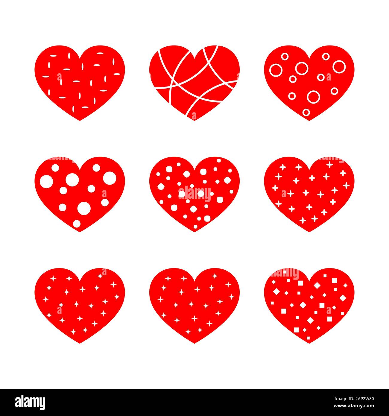 Set of red hearts for the Valentine's day. Nine hearts on white background in flat design. Vector illustration Stock Vector Image & Art - Alamy set-of-red-hearts-for-the-valentine-s-day-nine-hearts-on-white-background-in-flat-design-vector-illustration-stock-vector-image-art-alamy