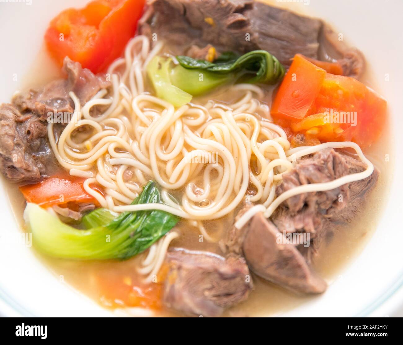 beef noodle soup, Chinese Taiwanese cuisine Image Stock Photo Alamy