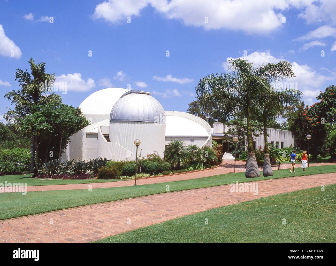 Sir Thomas Brisbane Planetarium, Brisbane Botanic Gardens, Mount Coot-tha, Toowong, Brisbane, Queensland, Australia Stock Photo