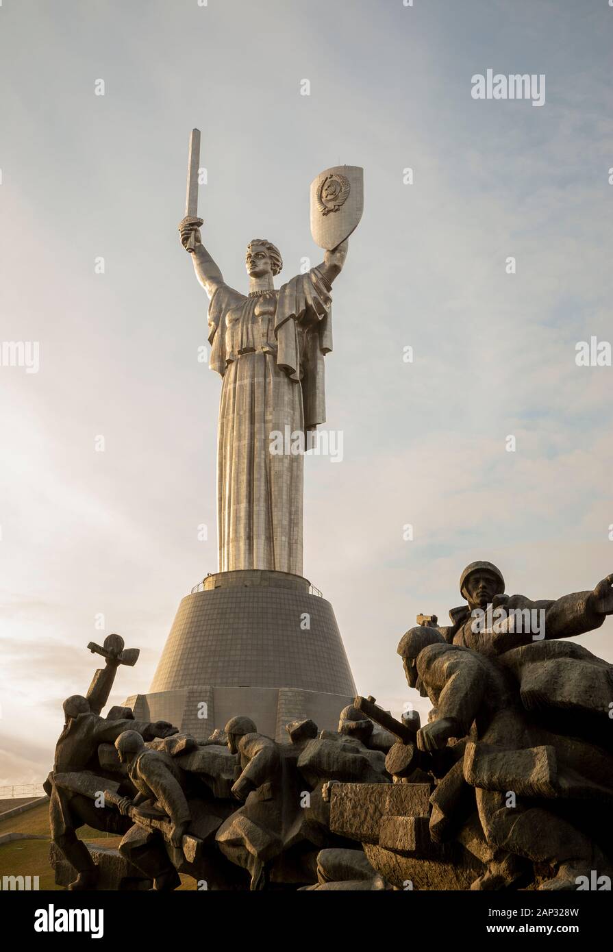 The Motherland monument in Kiev, Ukraine Stock Photo