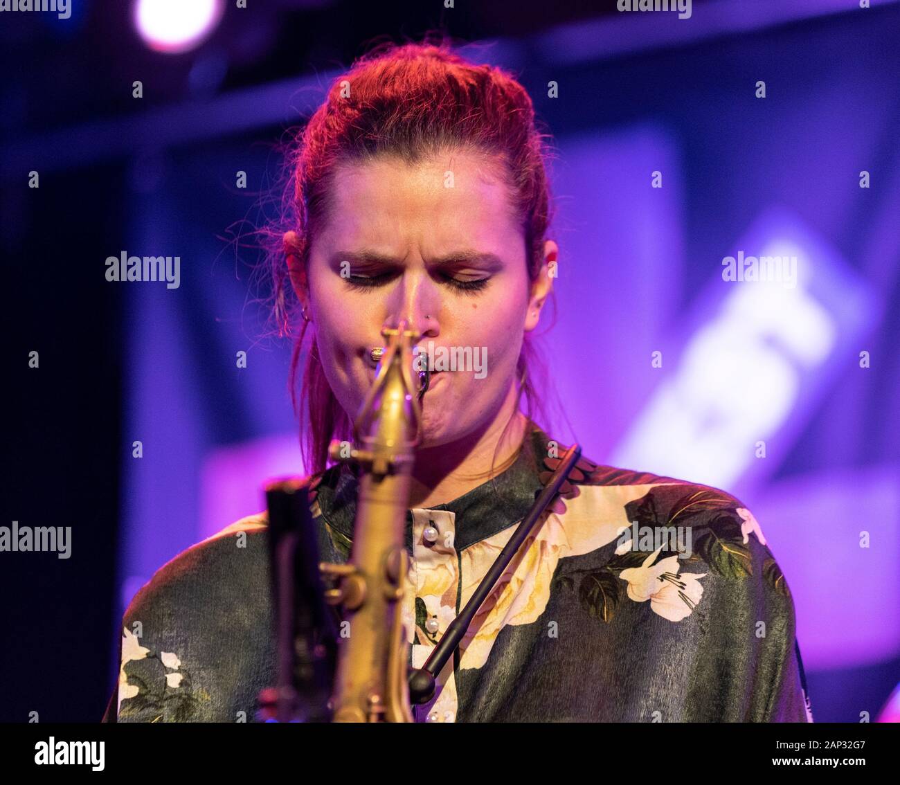 New York, United States. 13th Jan, 2020. Nicole Glover performs with