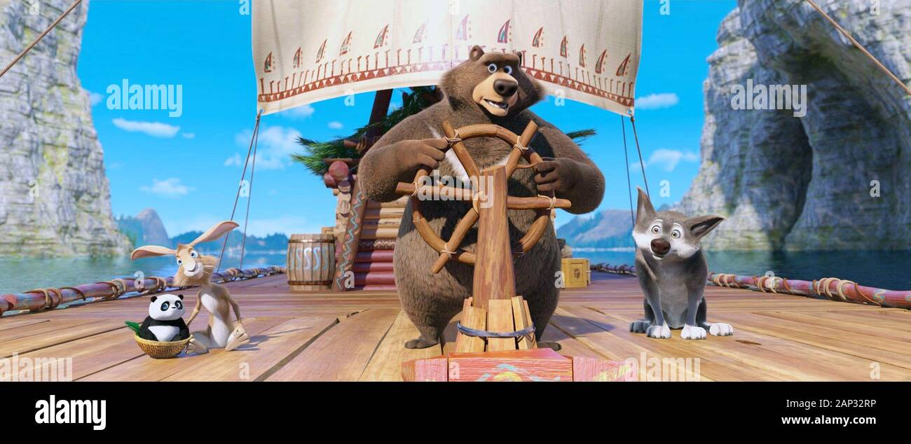 THE BIG TRIP, from left: Panda baby, Oscar (voice: Drake Bell), Mic-Mic  (voice: Pauly Shore), Janus (voice: Danila Medvedev), 2019. © Lionsgate  Home Entertainment / courtesy Everett Collection Stock Photo - Alamy