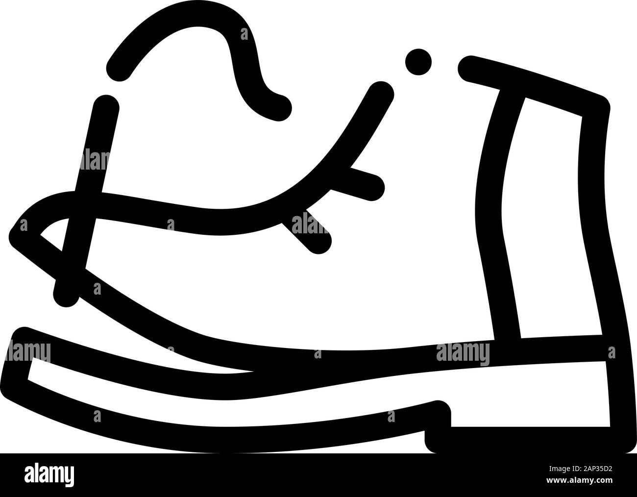 Torn Shoe Thread Icon Vector Outline Illustration Stock Vector Image ...