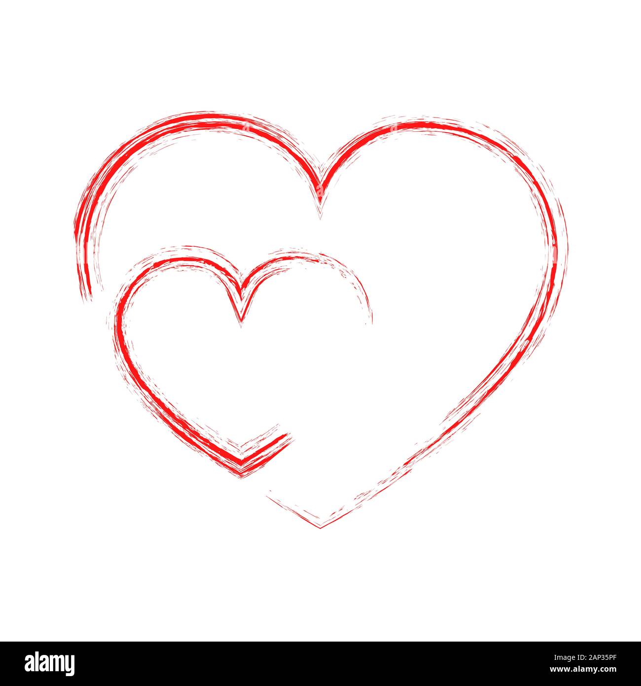 Red Heart Sign Isolated On Transparent Background Valentines Day Icon Hand  Drawn Heart Shape World Heart Day Concept Love Icon Vector Illustration  Stock Illustration - Download Image Now - iStock