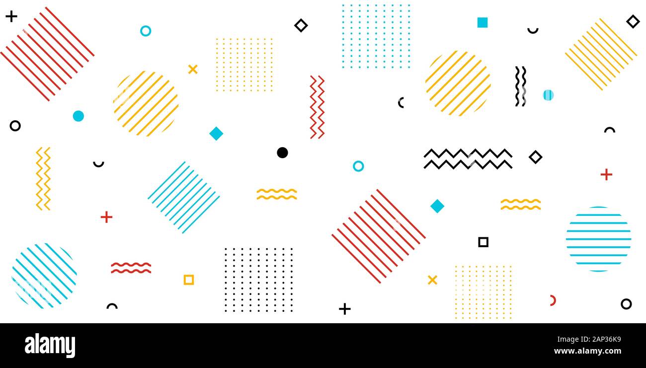 Abstract geometric shapes pattern background. Vector eps10 Stock Vector