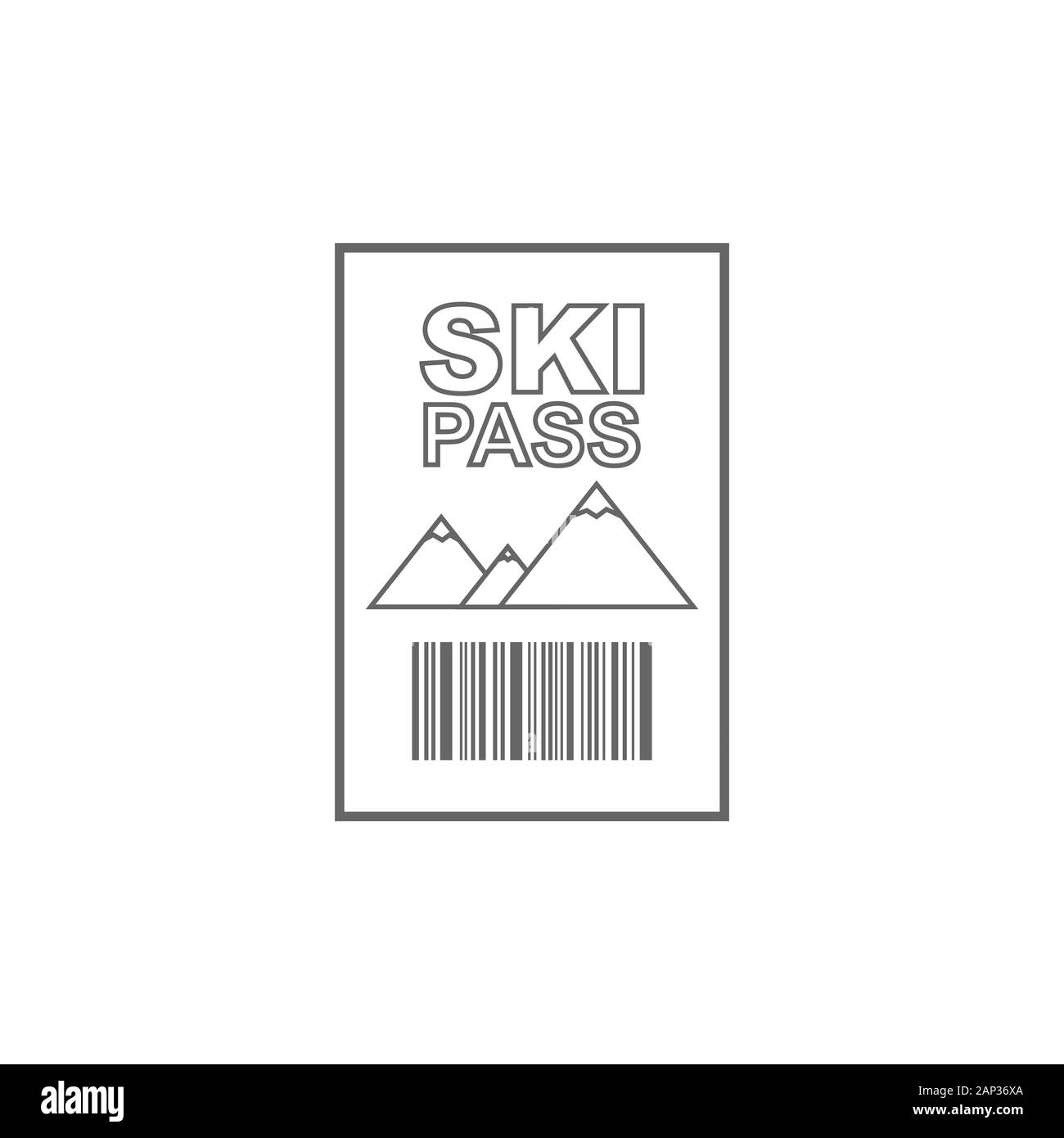 Skipass card Black and White Stock Photos & Images Alamy