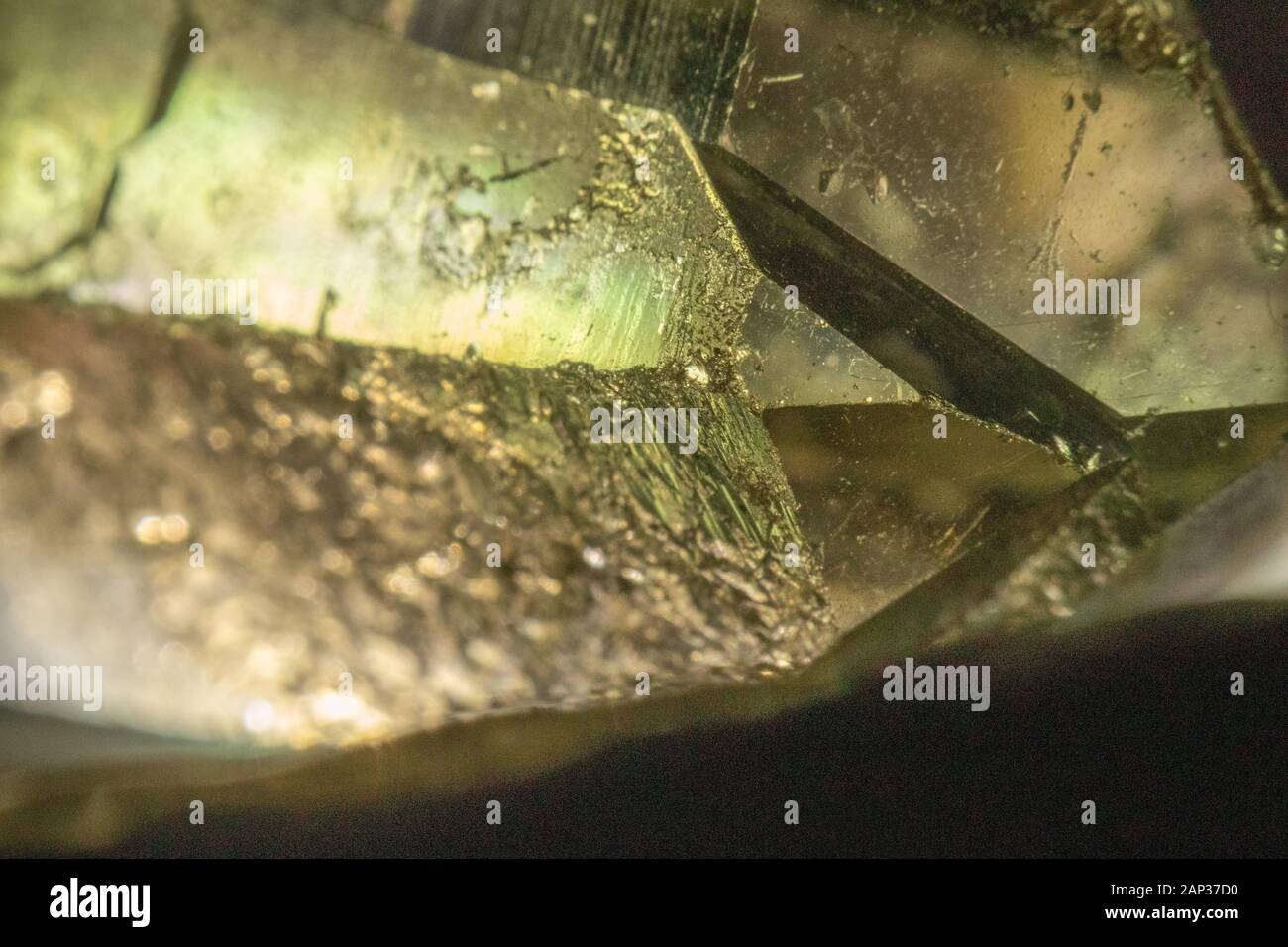 Amethyst Crystal close-up Stock Photo