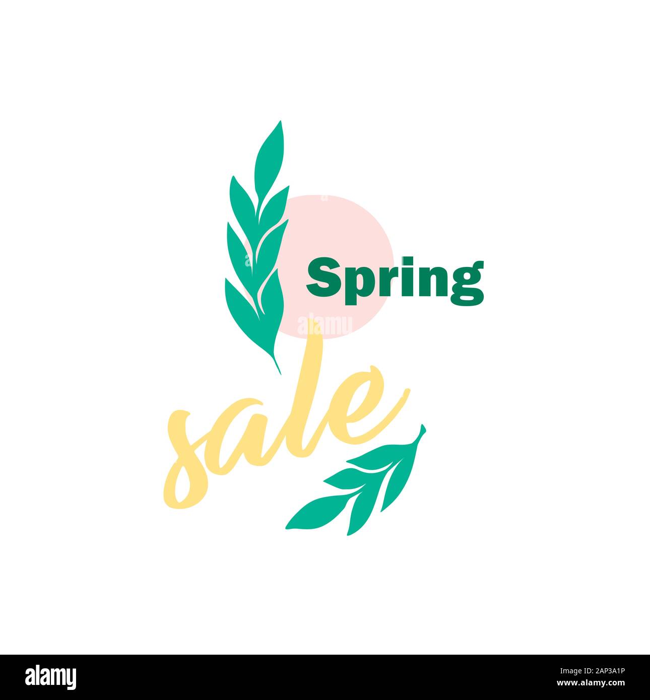 Autumn sale stylish vector template. Stock Vector