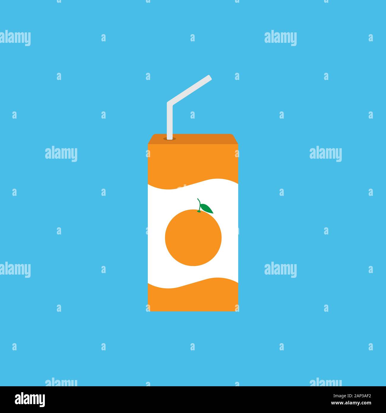 Juice pack icon simple design. Vector eps10 Stock Vector Image & Art ...
