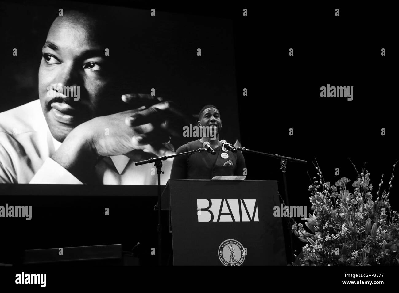 New York, New York, USA. 20th Jan, 2020. New K City Public Advocate Jurmanee Williams attends the 34th Brooklyn Tribute to Rev. Dr. Martin Luther King, Jr. held at BAM Howard Gilman Opera House on January 20, 2020 in the Brooklyn section of New York City. Credit: Mpi43/Media Punch/Alamy Live News Stock Photo