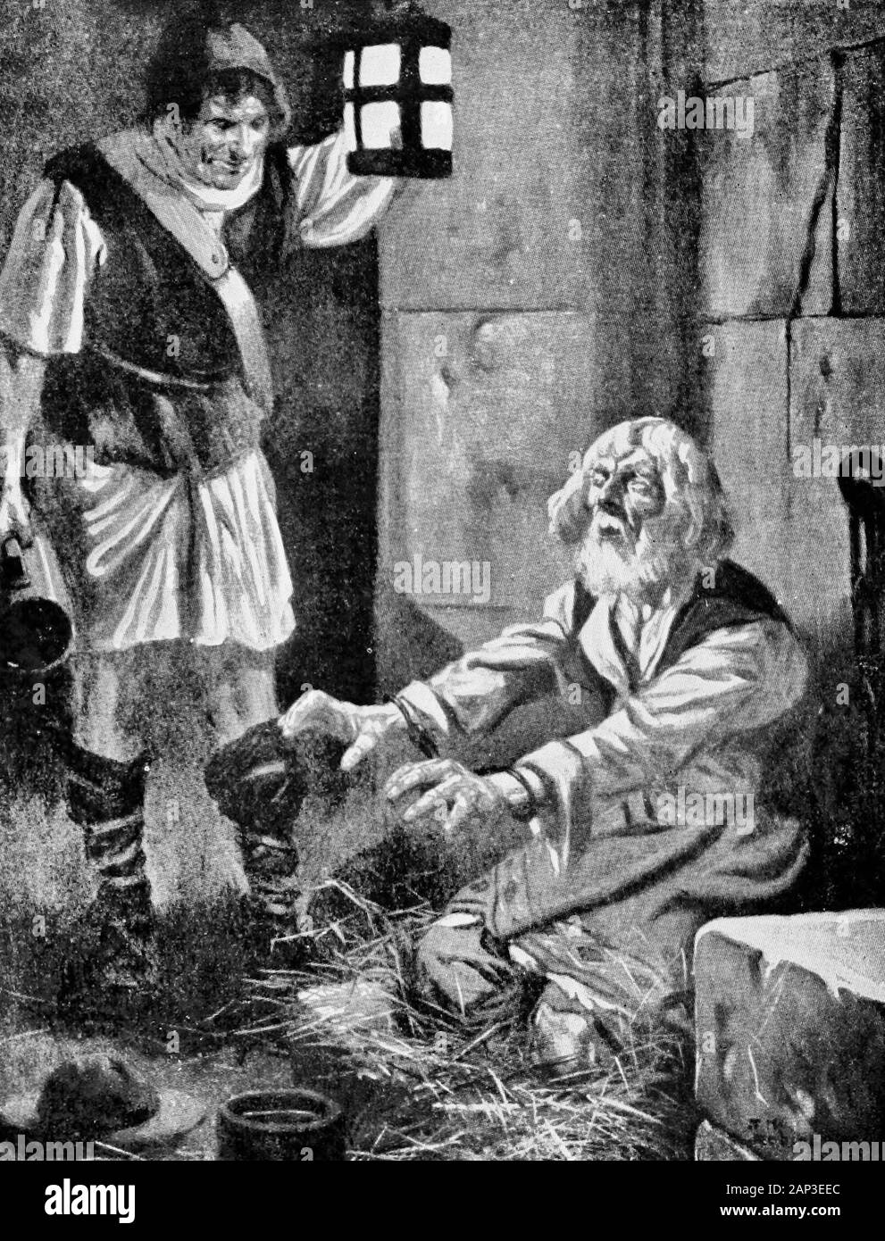 The Last Days of Donalbane, whose father was murdered by Macbeth Stock Photo