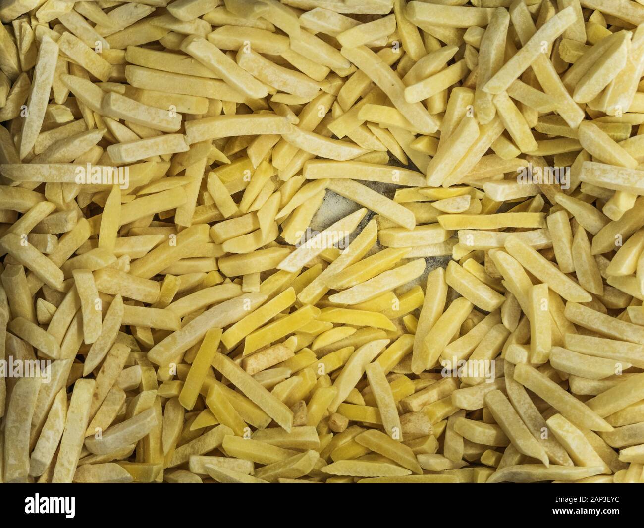 Frozen french fries in the refrigerator Stock Photo Alamy