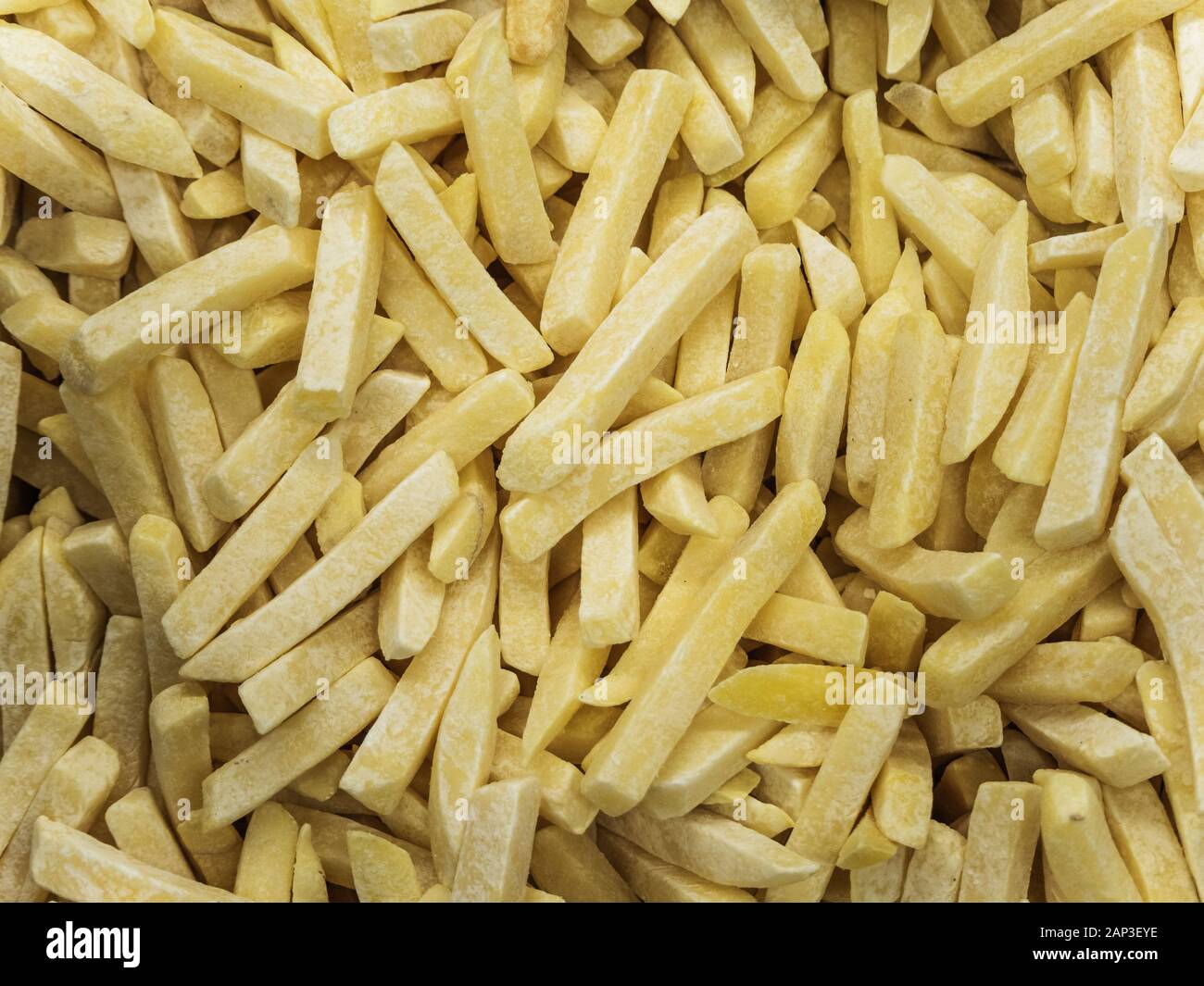 Frozen french fries in the refrigerator Stock Photo Alamy