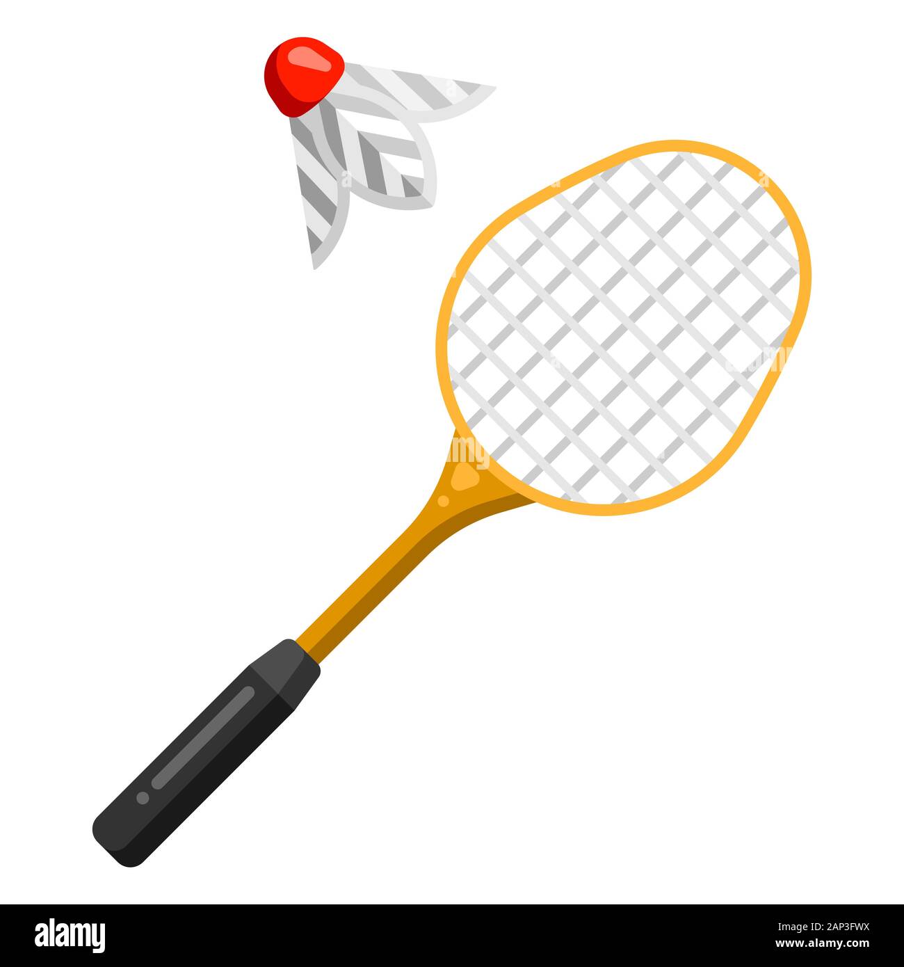 Icon of badminton racket and shuttlecock in flat style Stock Vector Image & Art - Alamy Icon of badminton racket and shuttlecock in flat style Stock Vector Image & Art - Alamy