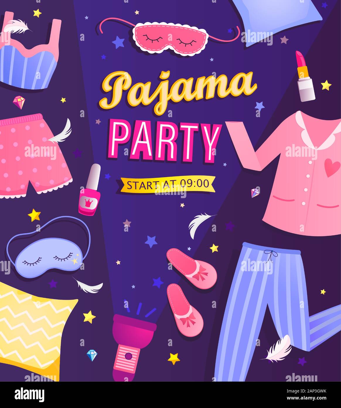 Night partys Stock Vector Images - Alamy