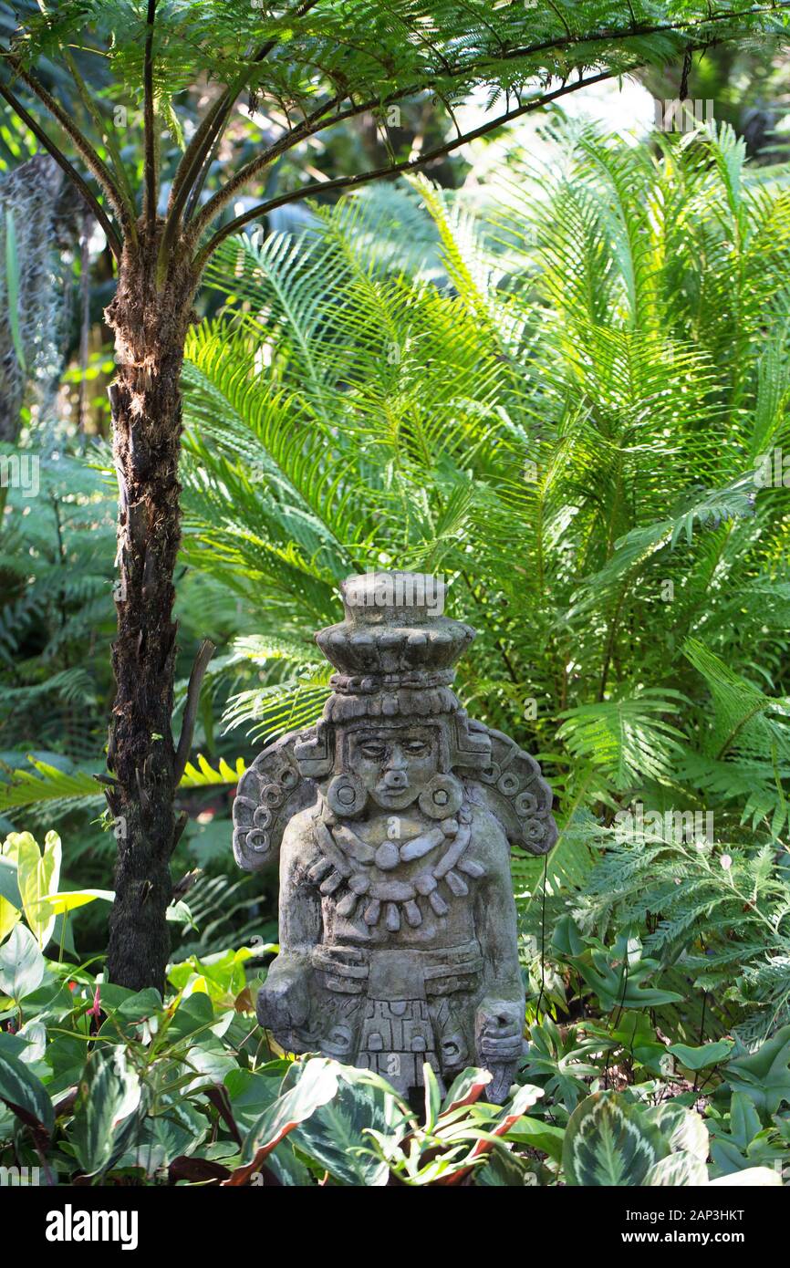 A statue at Marie Selby Botanical Gardens in Sarasota, Florida, USA