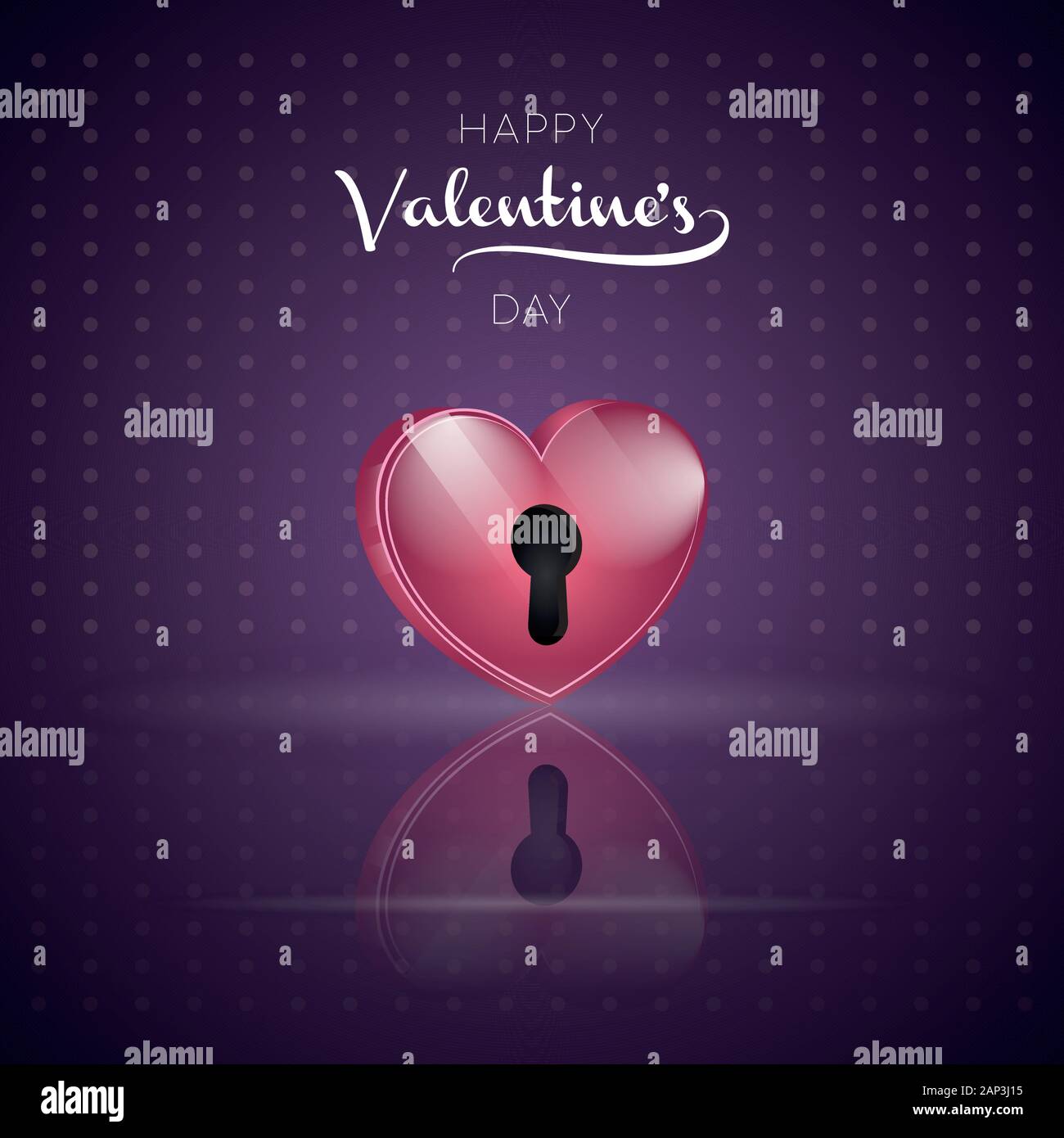 Valentines day greeting card Stock Vector Image & Art - Alamy