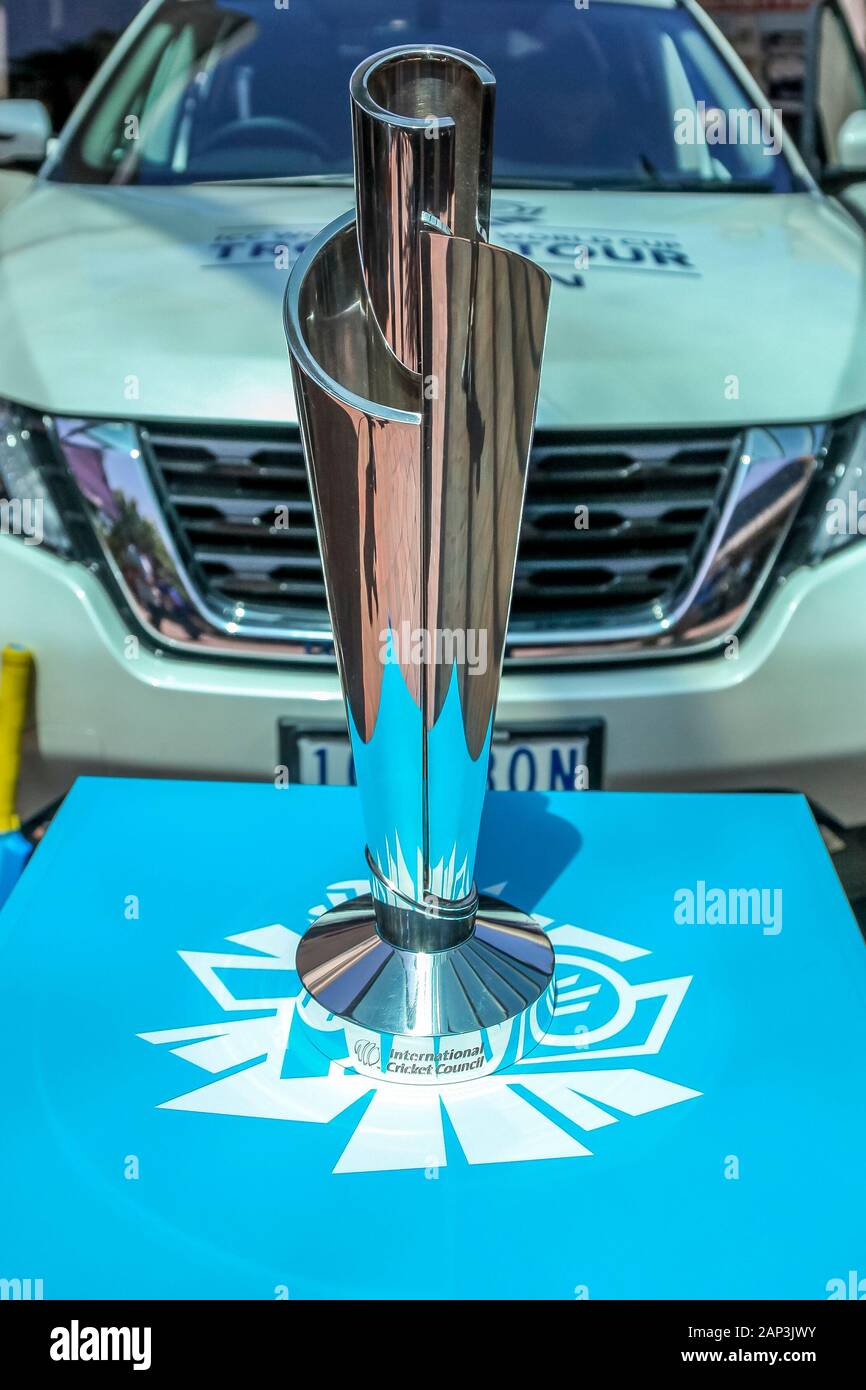 Ballarat Victoria Australia 21st Jan 2020 Icc Women S T20 World Cup Trophy Tour The Women S T20 World Cup Trophy Made Its Way To Ballarat In Coutry Victoria After Traveling Through Australia