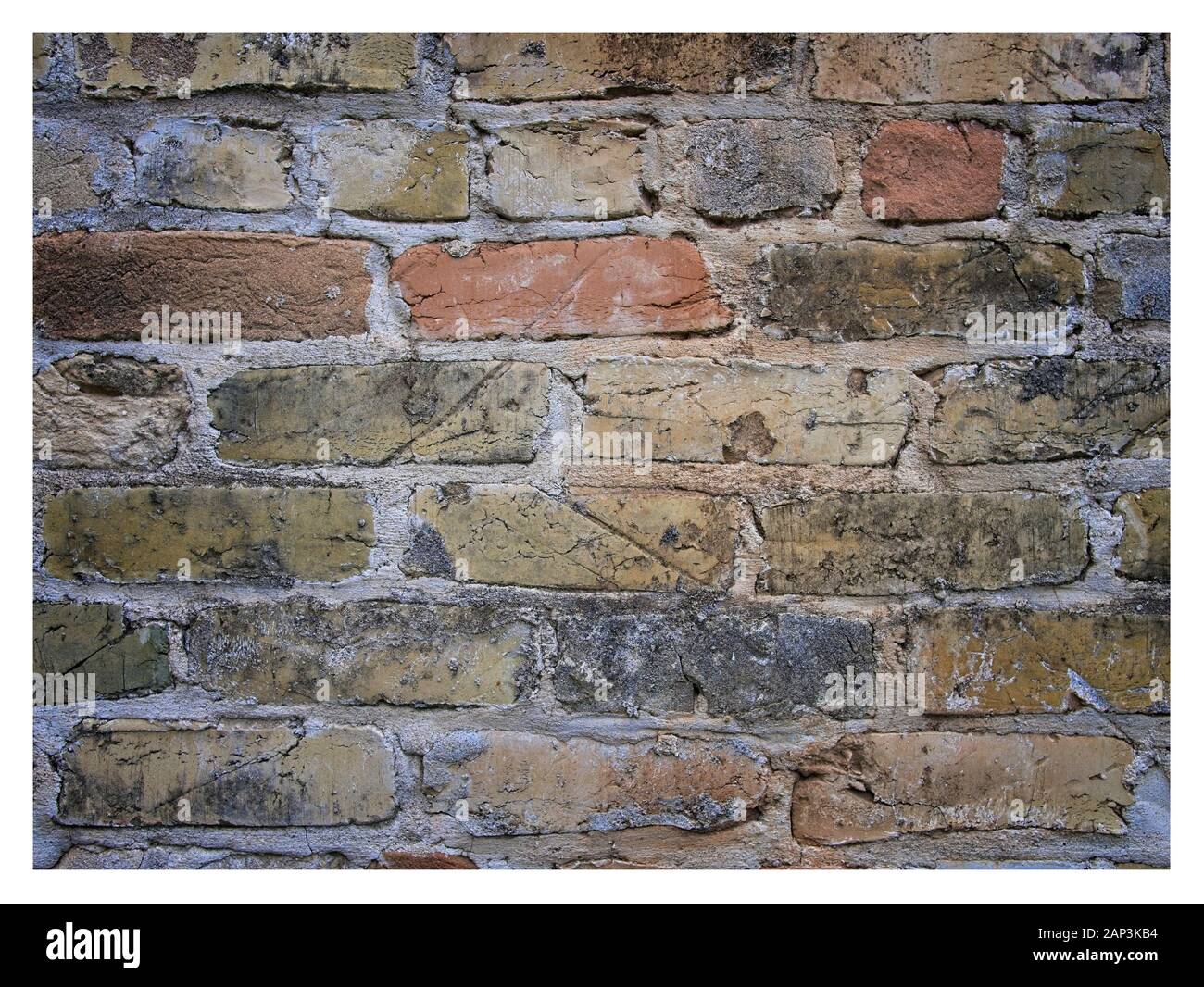 Coarse stones & bricks with heavy mortar for textured, abstract background Stock Photo Alamy