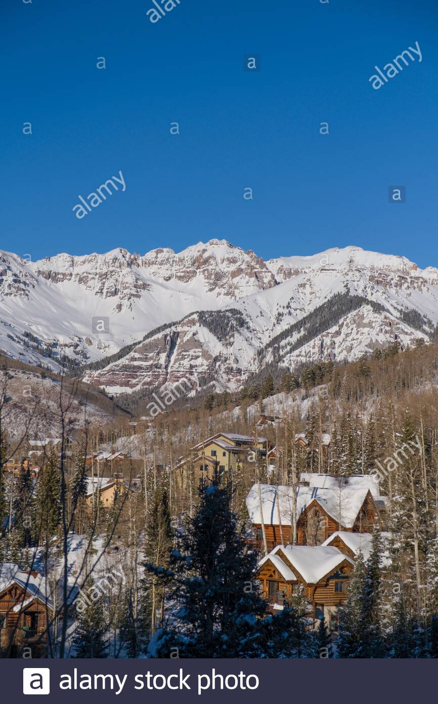 Mountain Village Telluride High Resolution Stock Photography and Images