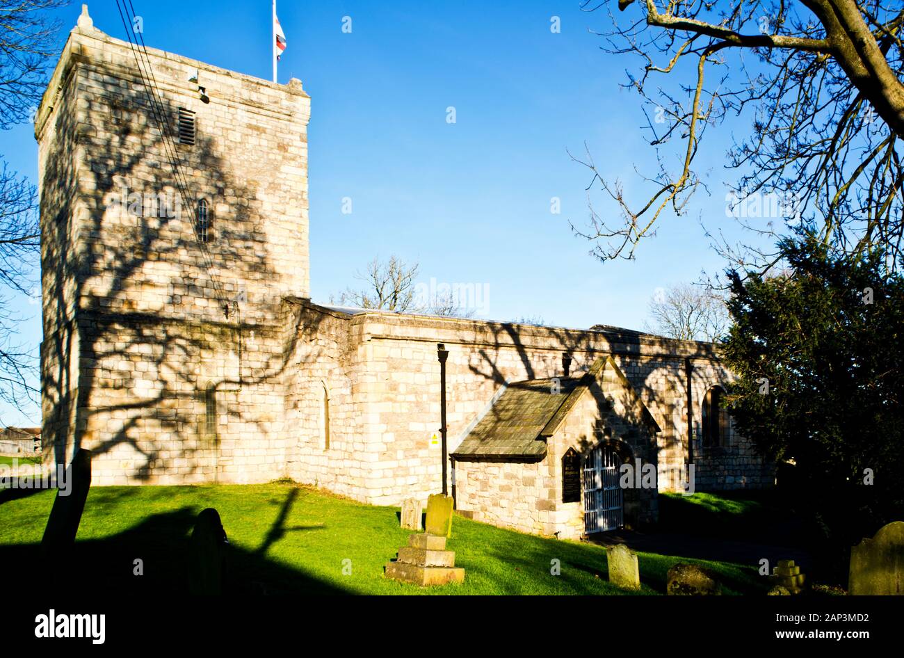 Church of St Mary Magdalene, Hart Village, Hartlepool, England Stock Photo