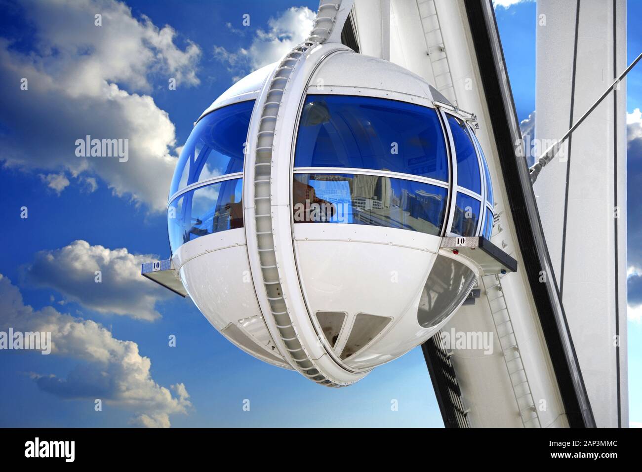 Las Vegas NV USA. 10-02-17 The High Roller is the tallest observation wheel in the world. Stock Photo