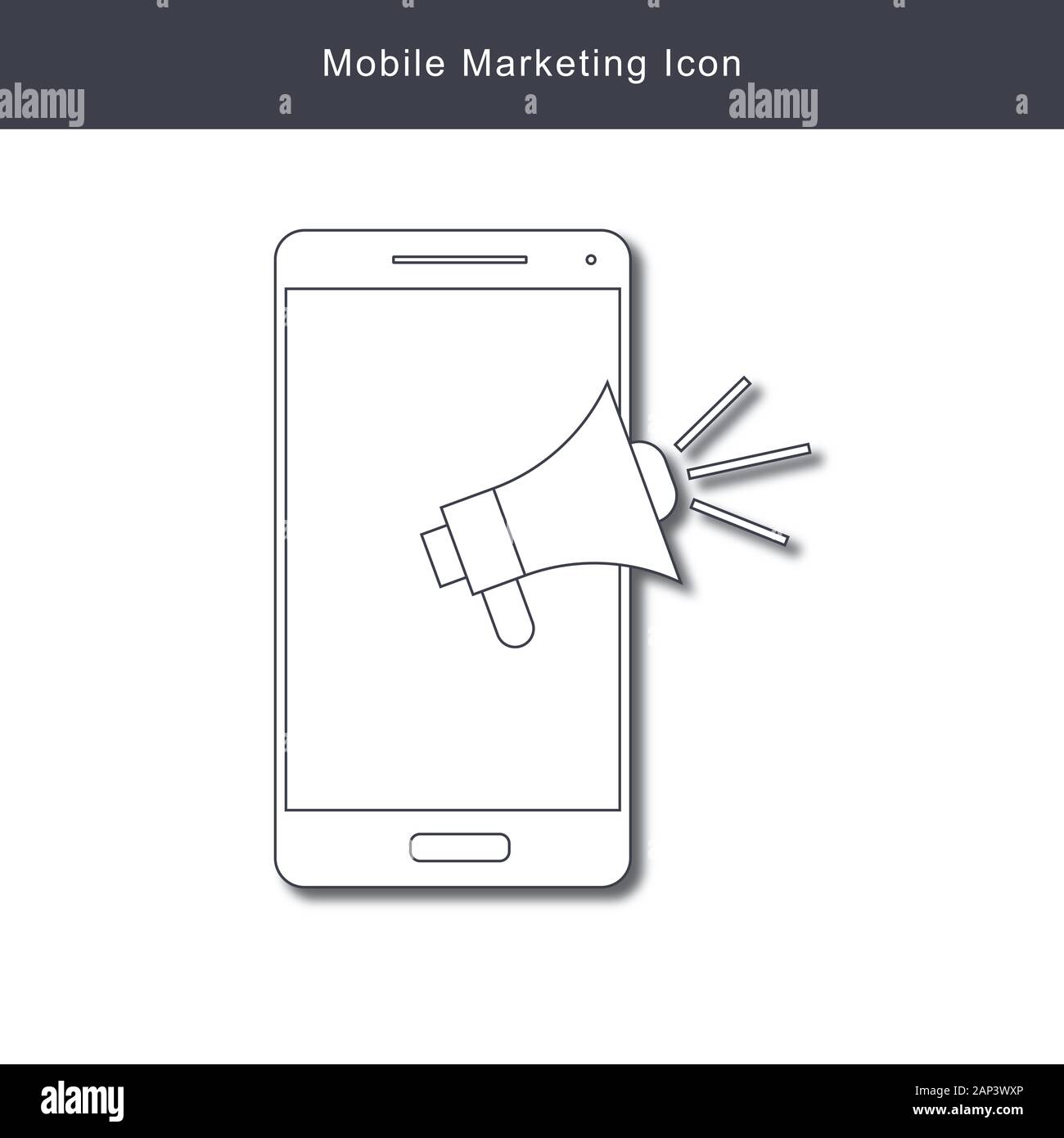 Vector content marketing concept in flat style stock illustration Stock ...