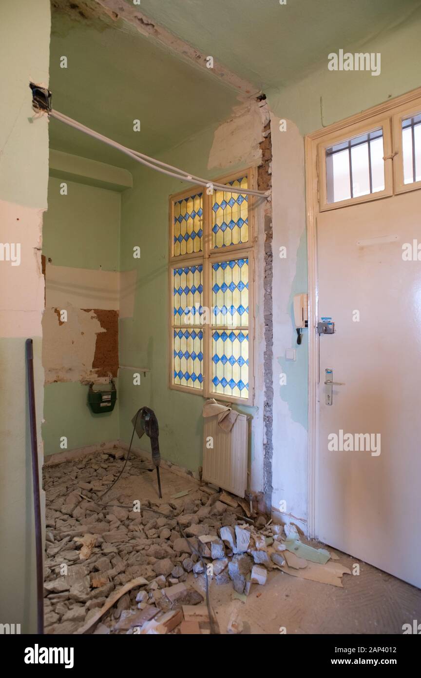 Altbausanierung - Renovation Stock Photo