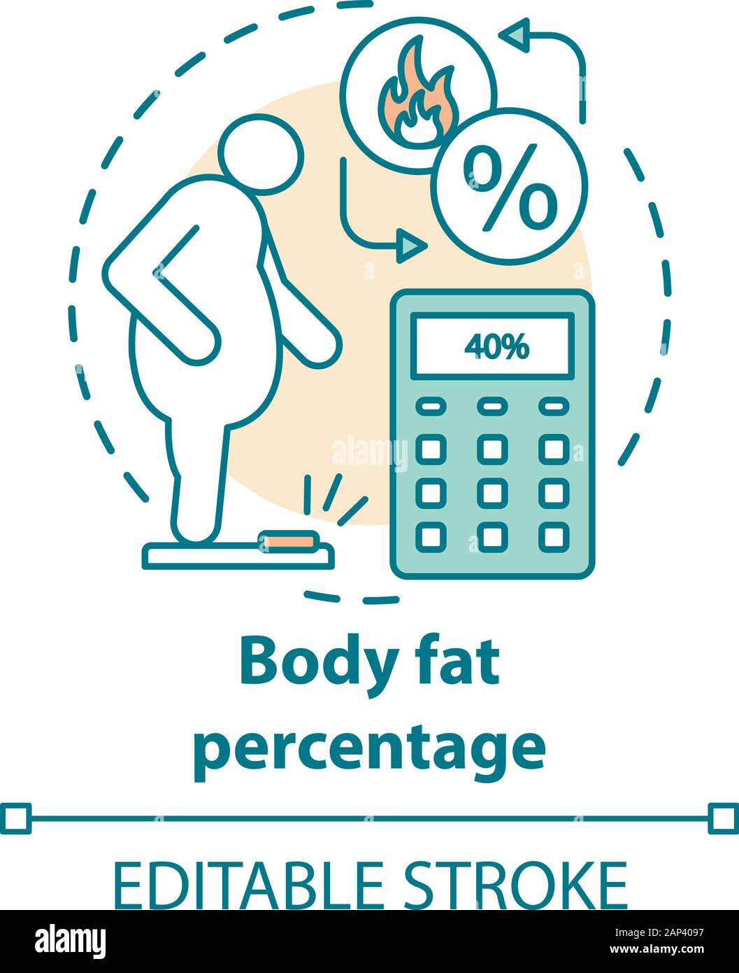 https://c8.alamy.com/comp/2AP4097/body-fat-percentage-check-concept-icon-obese-patient-on-scales-idea-thin-line-illustration-person-suffers-from-extraweight-calculating-fat-percent-2AP4097.jpg