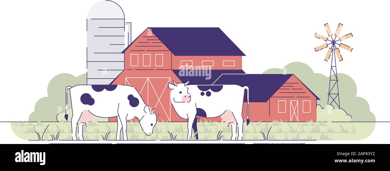 Farmyard Barn Cartoon Stock Photos Farmyard Barn Cartoon Stock