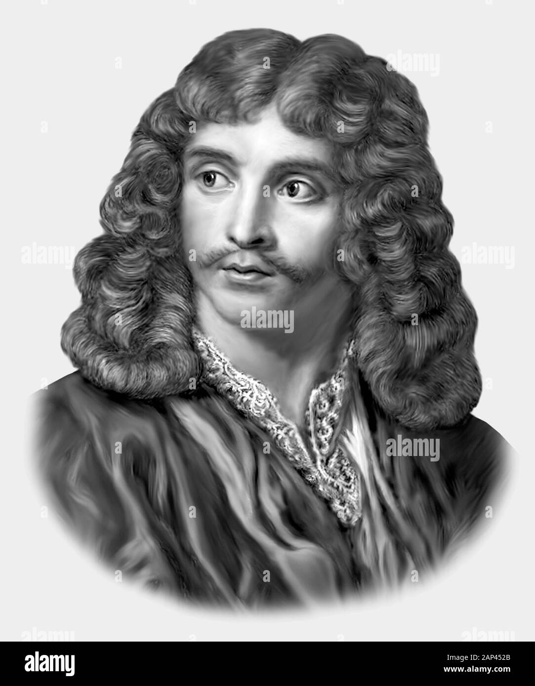 Moliere 1622-1673 French Playwright Stock Photo - Alamy