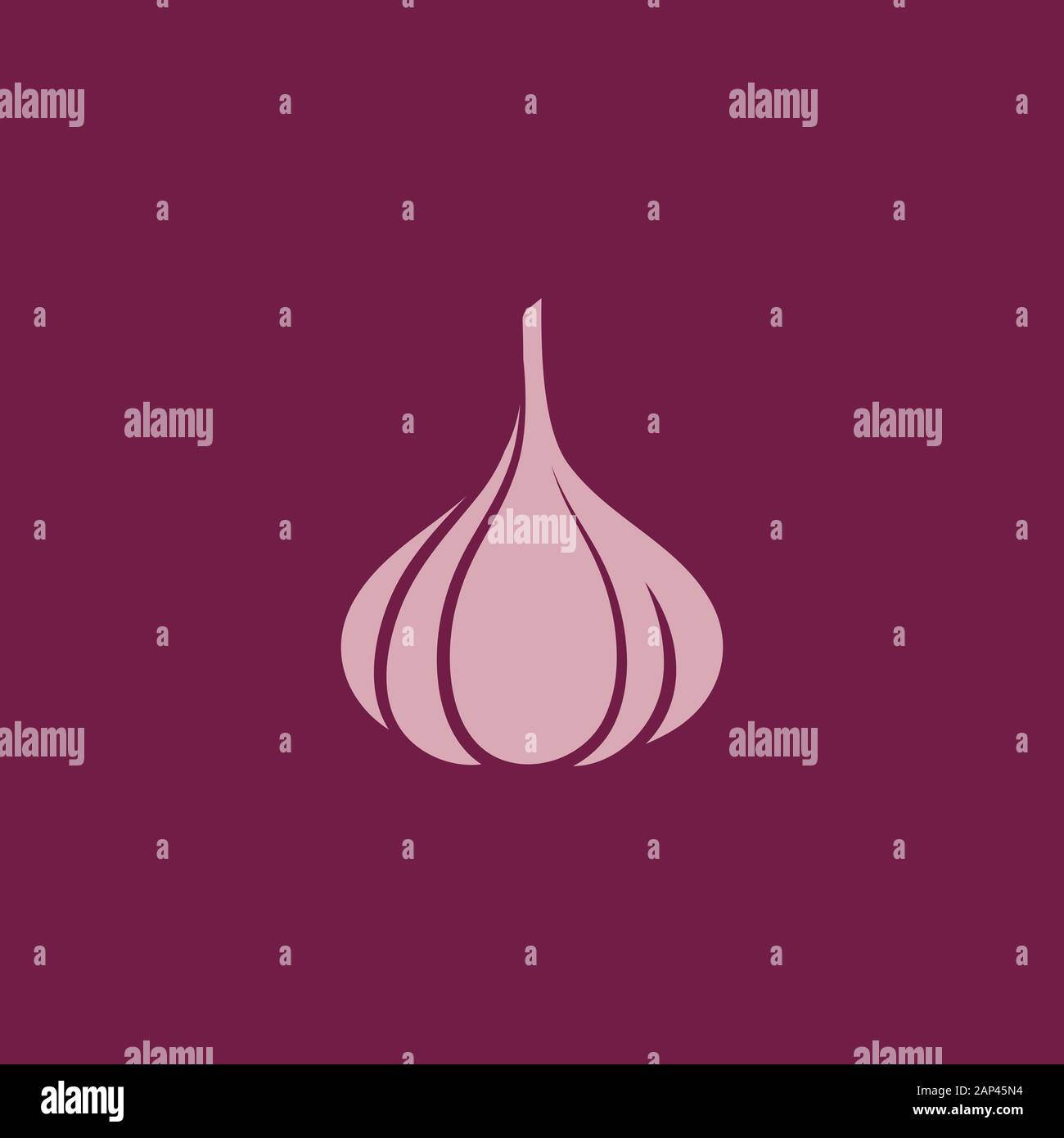 Garlic vector icon illustration design template Stock Vector Image ...