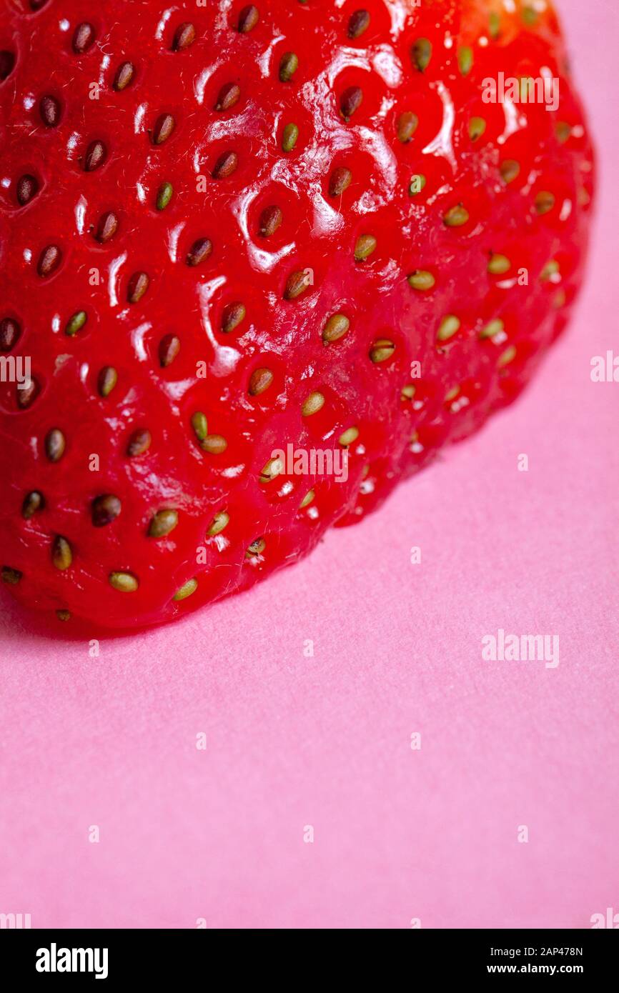 Strawberry seeds up close hi-res stock photography and images - Alamy