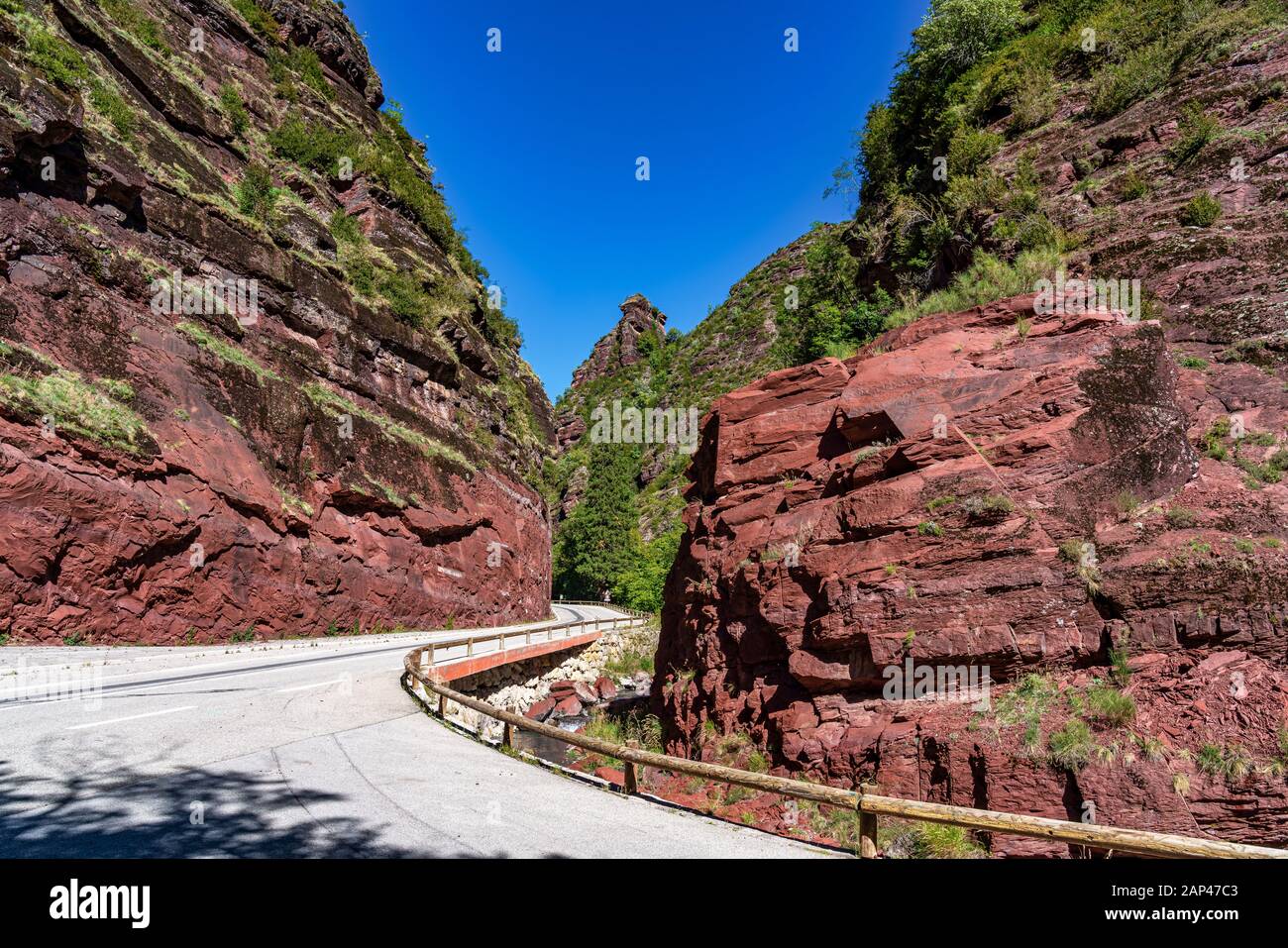 The Gorges du Cians, famous canyon in Alpes-Maritimes, France Stock Photo