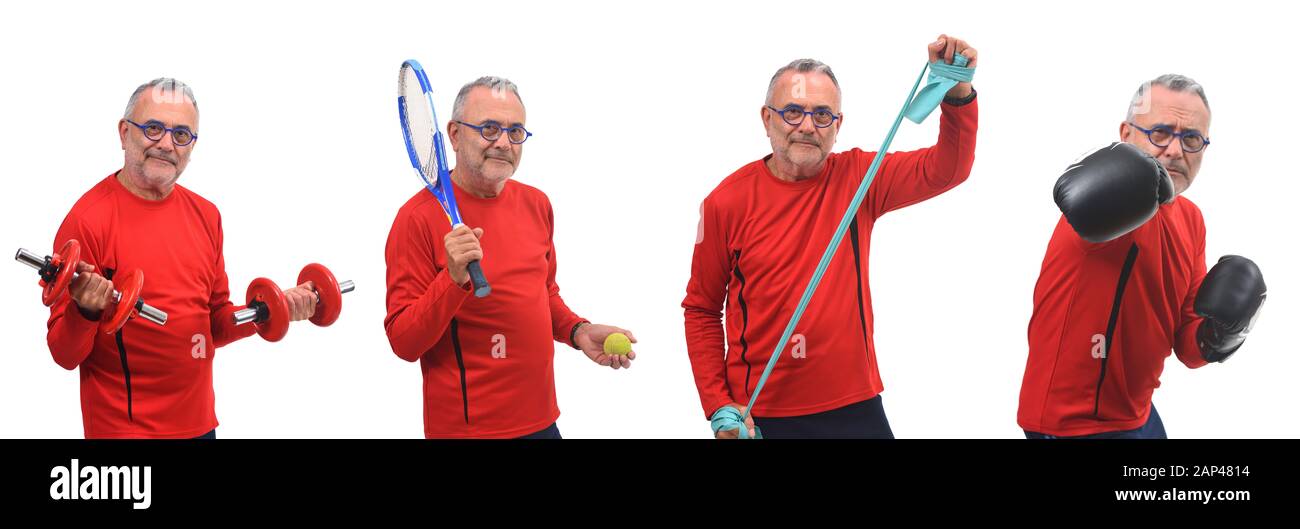 Diverse exercises Cut Out Stock Images & Pictures - Alamy