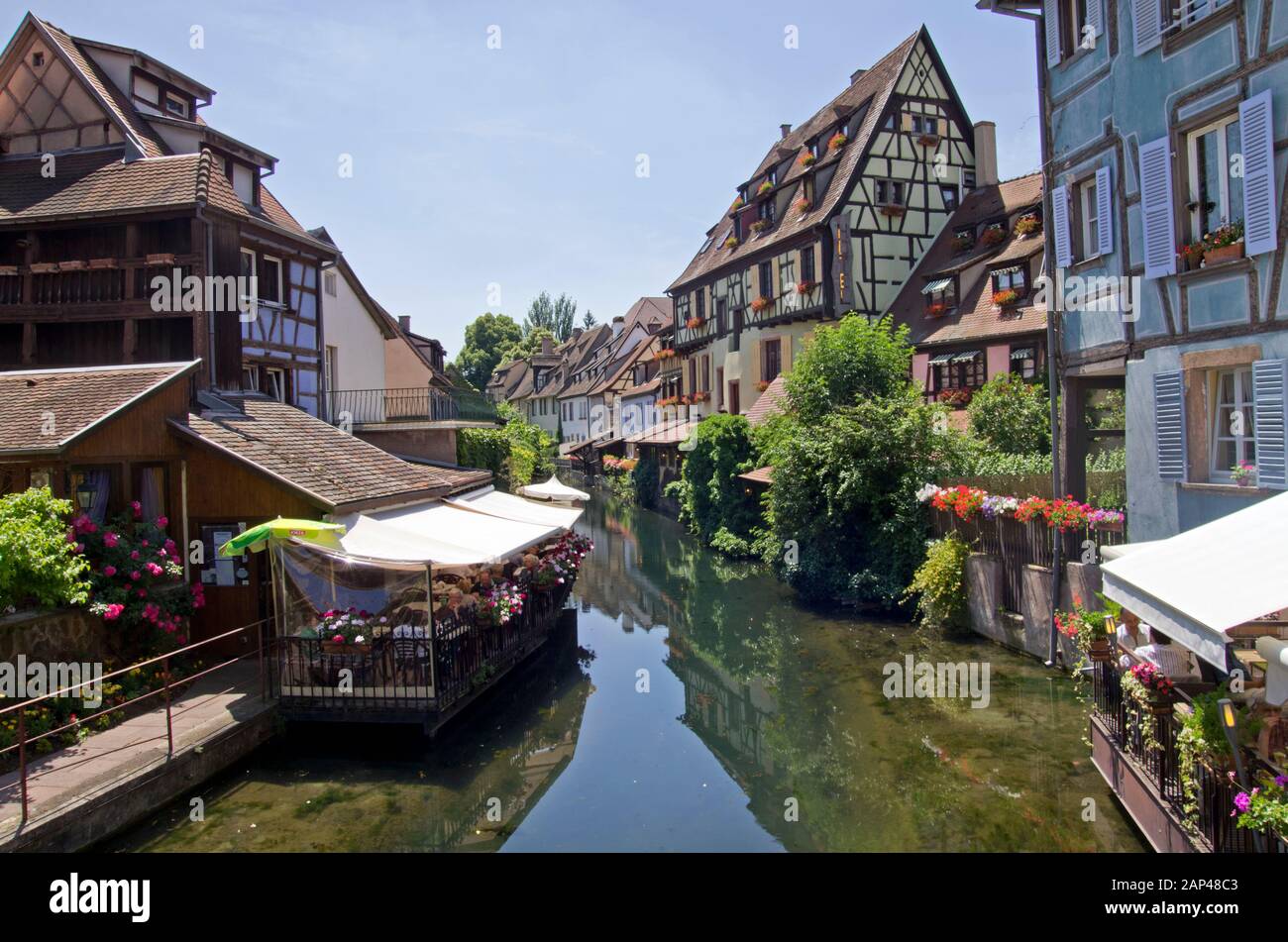 The little Venice district of Colmar, Alsace Stock Photo