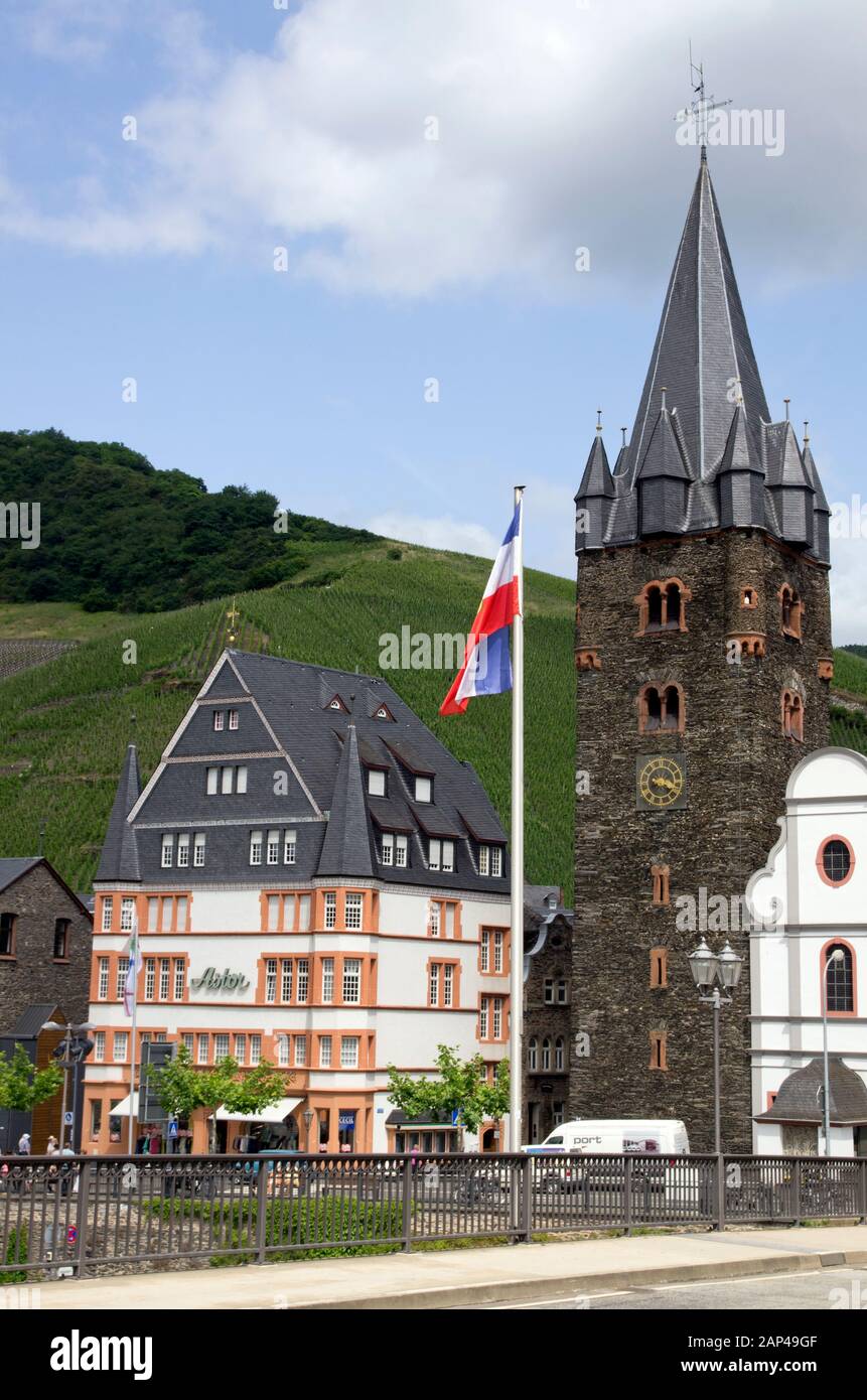 Piesport, Moselle Valley, Germany Stock Photo