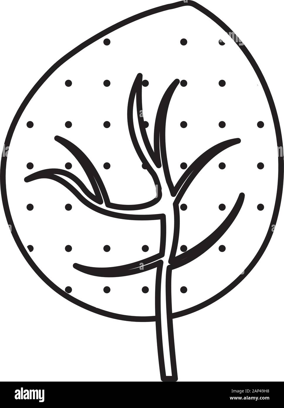autumn leaf plant nature icon Stock Vector Image & Art - Alamy