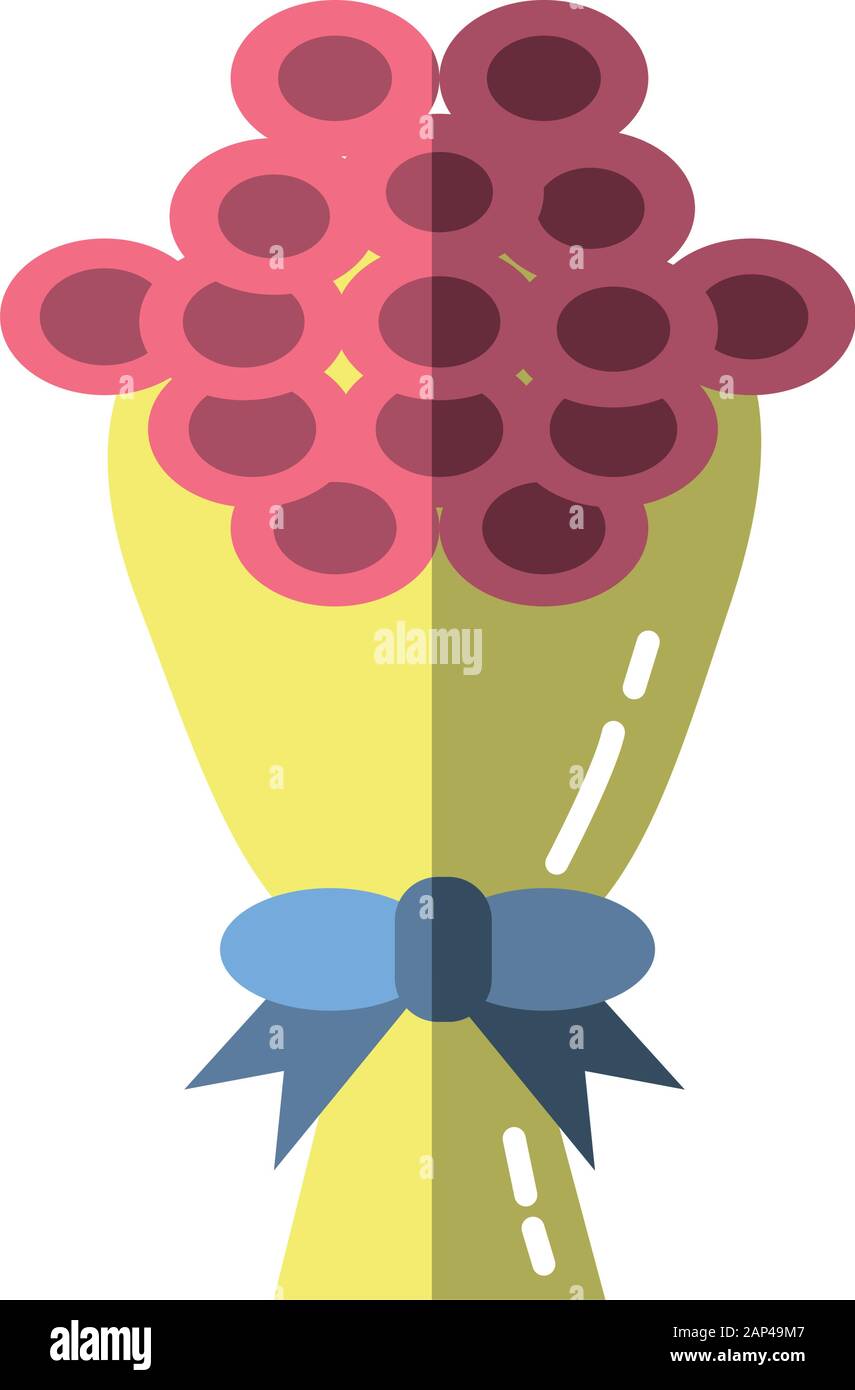 valentines day roses bouquet icon Stock Vector Image & Art - Alamy